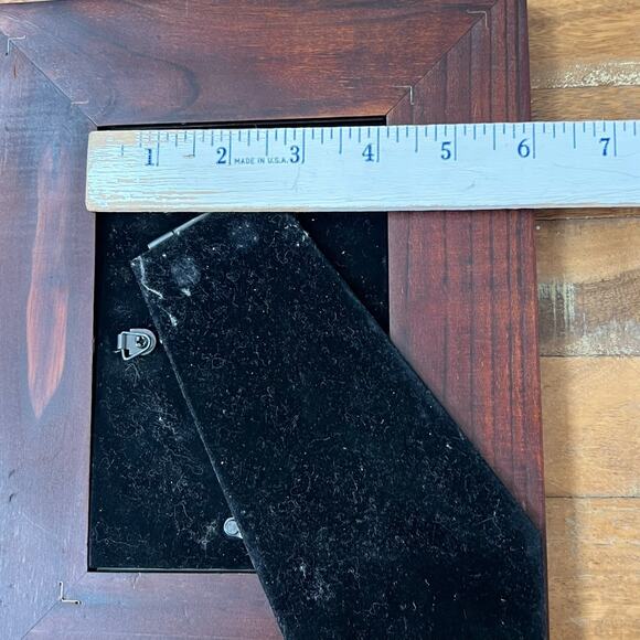 Woodland Home Picture Frame 4 x 6" Dark Wood With Leaves Rustic Log Cottage - Picture 8 of 8